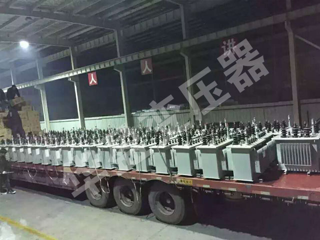 东营非晶合金变压器发货现场